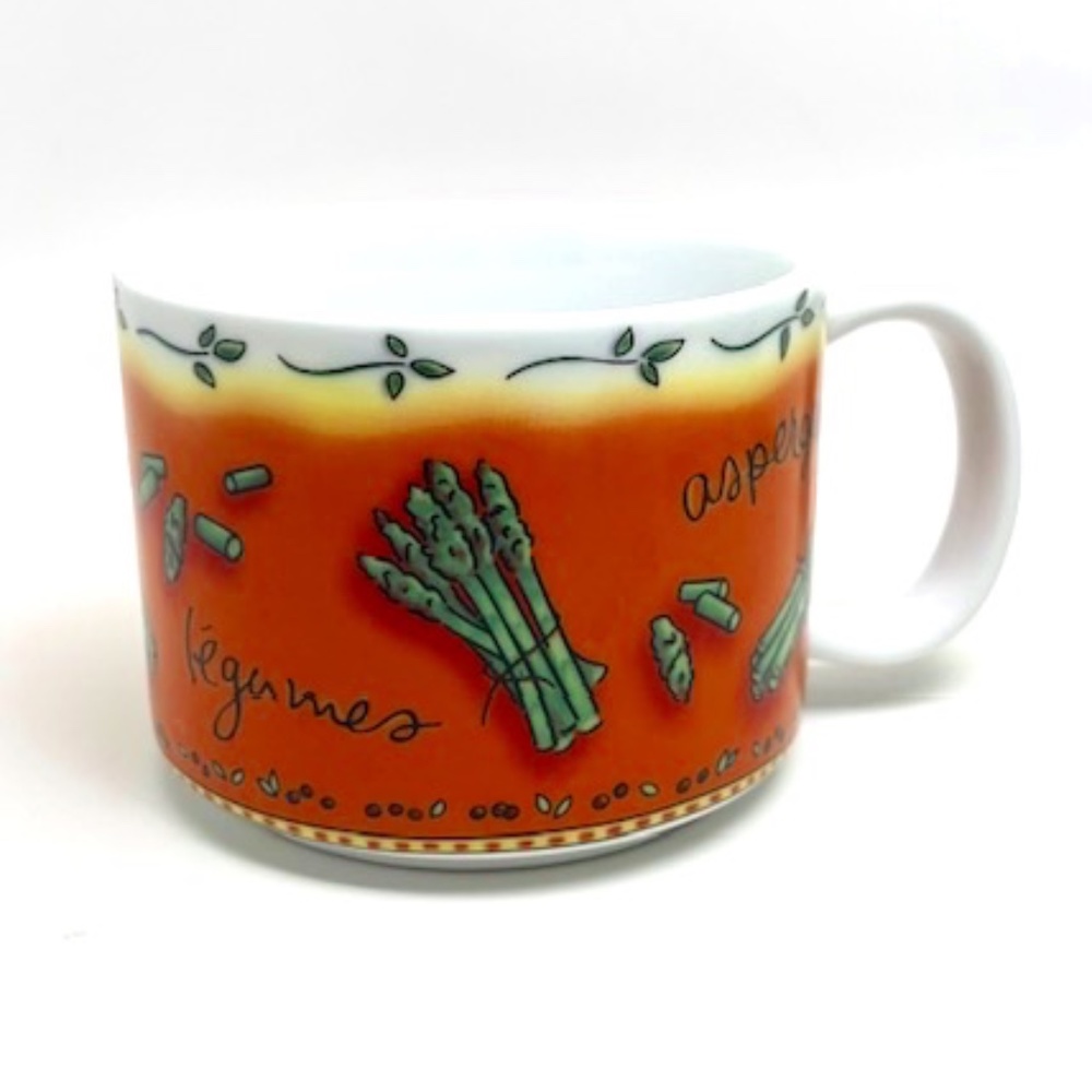 VINTAGE JOCHA MSC "ASPERGES" SOUP CUP/ BOWL/ MUG LARGE -14 oz KITCHEN DECOR